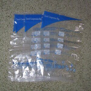 4 Brand New Travel Compression Bag for your Carry-On Luggage